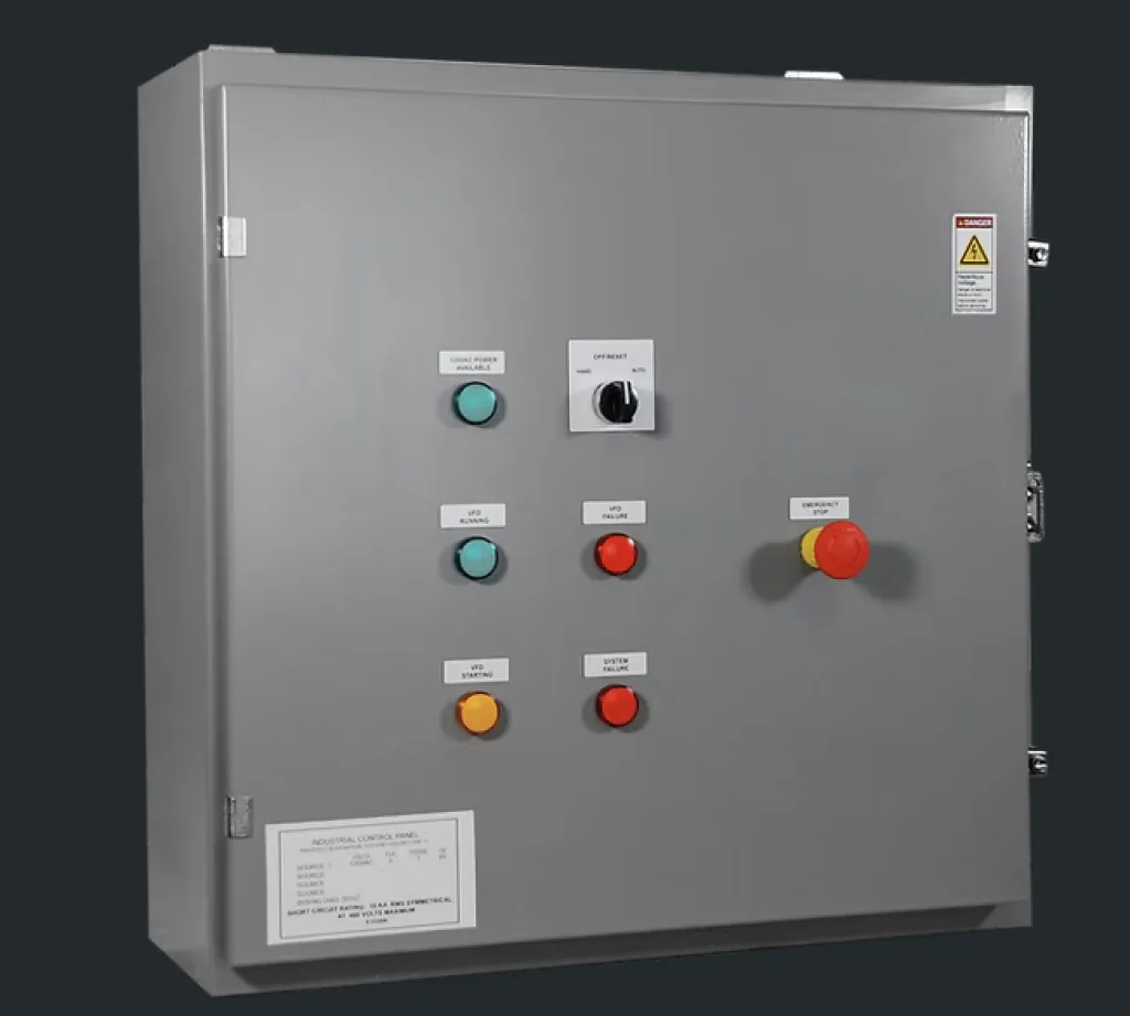 AK&J industrial control panel built in Kingston, TN
